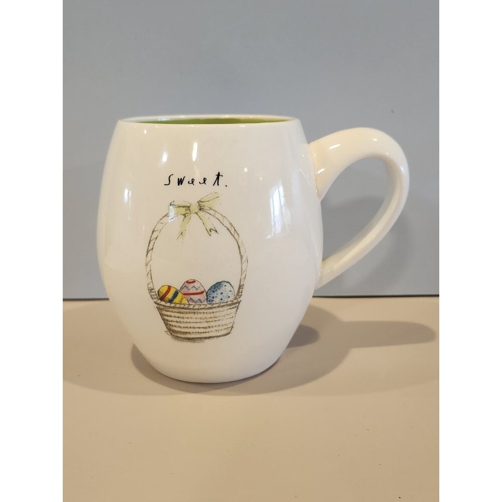 RAE DUNN~Coffee Mug~Easter~"Sweet" Basket With Eggs~Artisan Collection~Unused